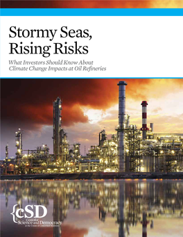 Stormy Seas, Rising Risks What Investors Should Know About Climate Change Impacts at Oil Refineries