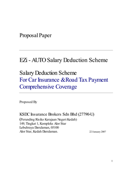 Ezi - AUTO Salary Deduction Scheme