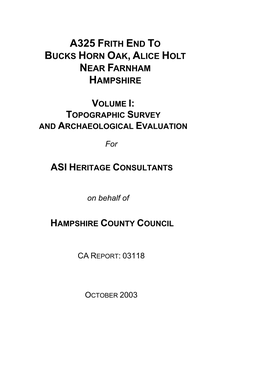 A325 Frith End to Bucks Horn Oak, Alice Holt Near Farnham Hampshire