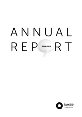 Annual Report 2019-2020 EWOQ About This Report 2019-2020 Annual Report