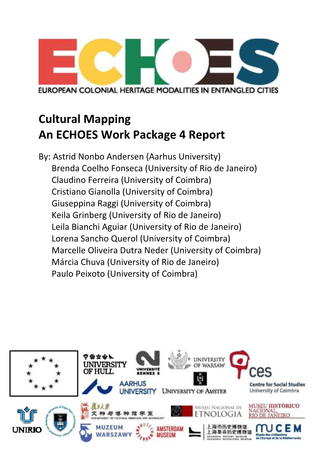 Cultural Mapping an ECHOES Work Package 4 Report