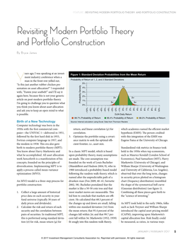Revisiting Modern Portfolio Theory and Portfolio Construction