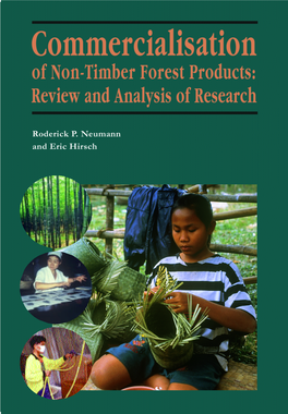 Commercialisation of Non-Timber Forest Products: Review and Analysis of Research