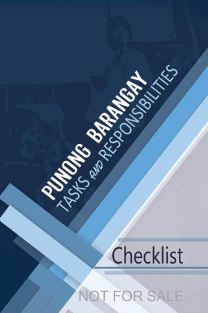 PUNONG BARANGAY TASKS and RESPONSIBILITIES Checklist