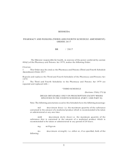 Third and Fourth Schedule Amendment) Order 2017