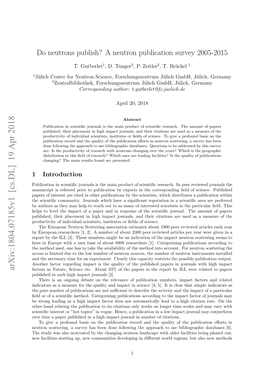 A Neutron Publication Survey 2005-2015