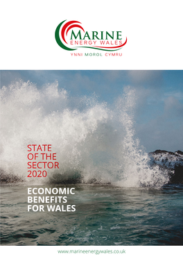 Marine Energy Wales State of the Sector 2020