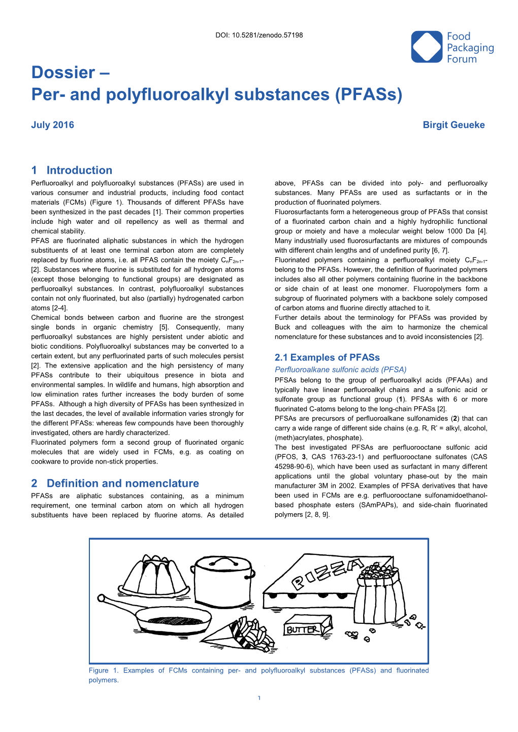 Dossier – Per- and Polyfluoroalkyl Substances (Pfass)