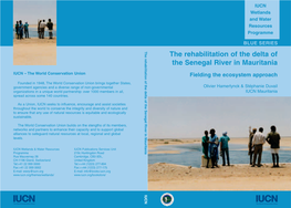 The Rehabilitation of the Delta of the Senegal River in Mauritania