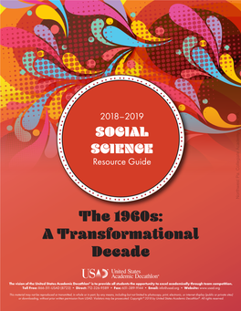 The 1960S: a Transformational Decade