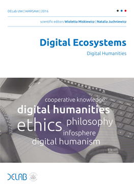 Digital Ecosystems Digital Humanities