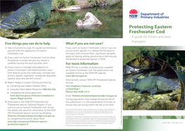 Protecting Eastern Freshwater
