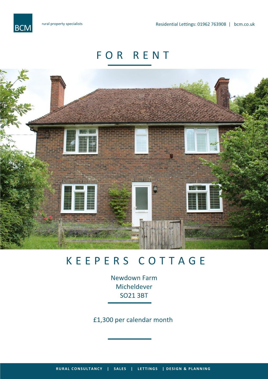 For Rent Keepers Cottage