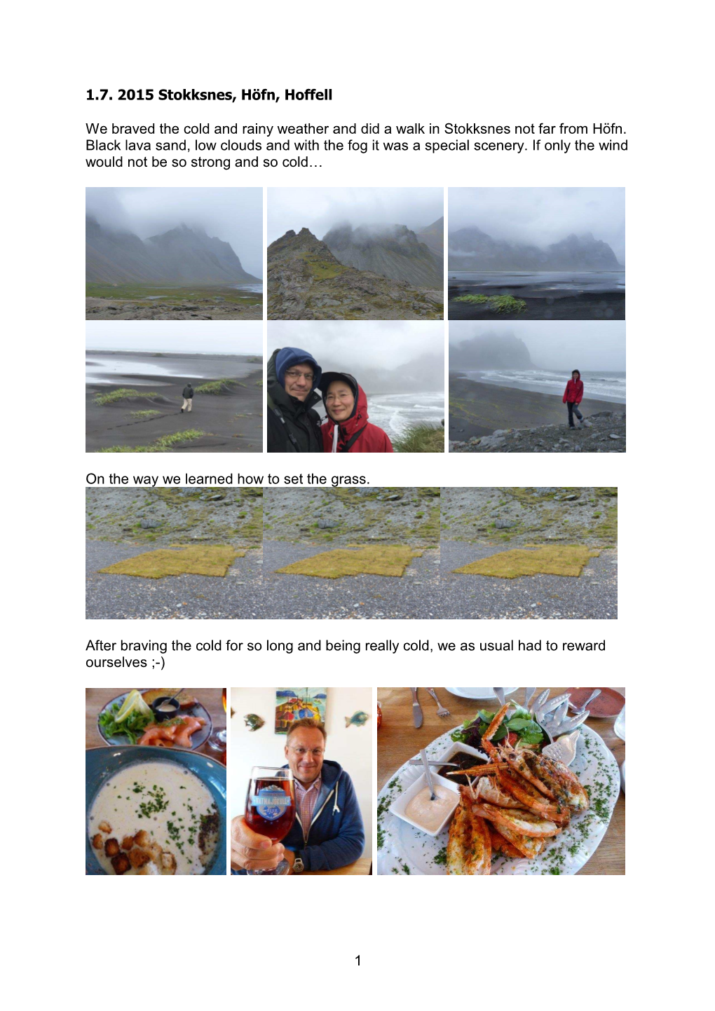 2015-07-1-3 Travel Report 2015-07-1-3 Stokksnes