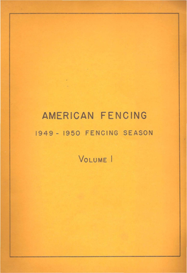 American Fencing