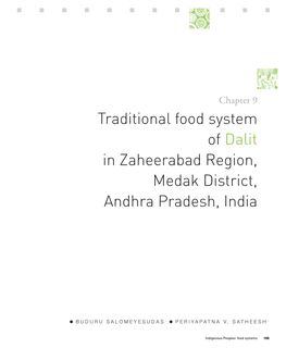 Traditional Food System of Dalit in Zaheerabad Region, Medak District, Andhra Pradesh, India