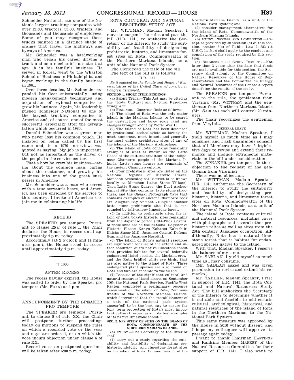 Congressional Record—House