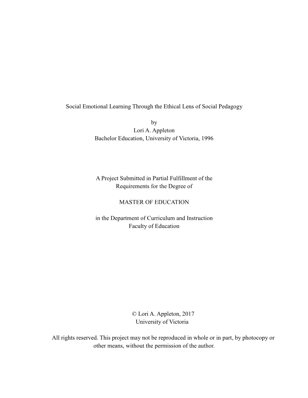 Social Emotional Learning Through the Ethical Lens of Social Pedagogy