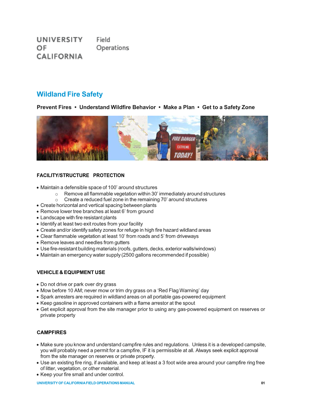 Wildland Fire Safety