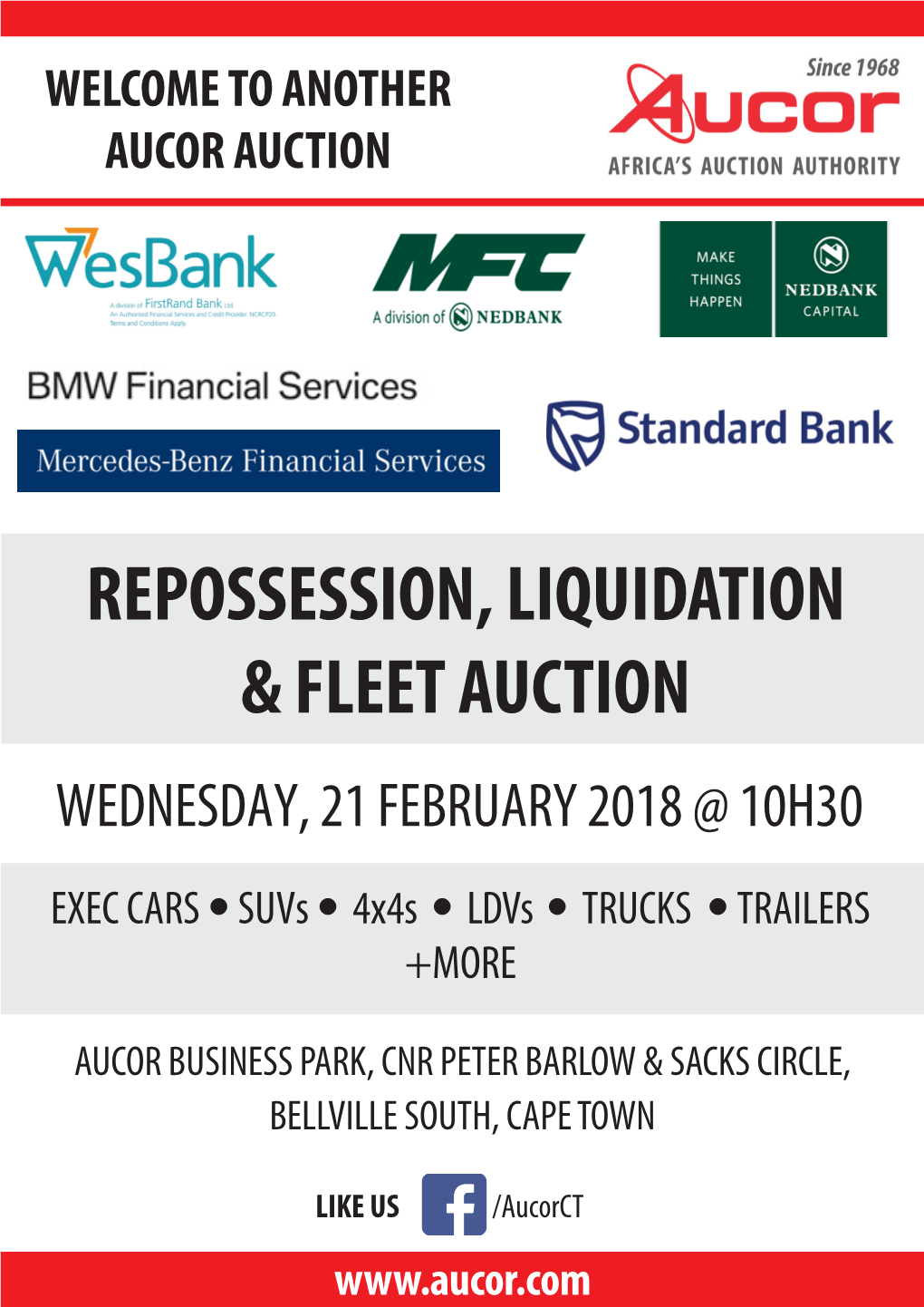 Repossession, Liquidation & Fleet Auction