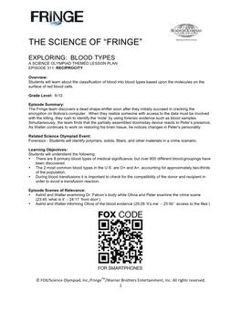 The Science of “Fringe”