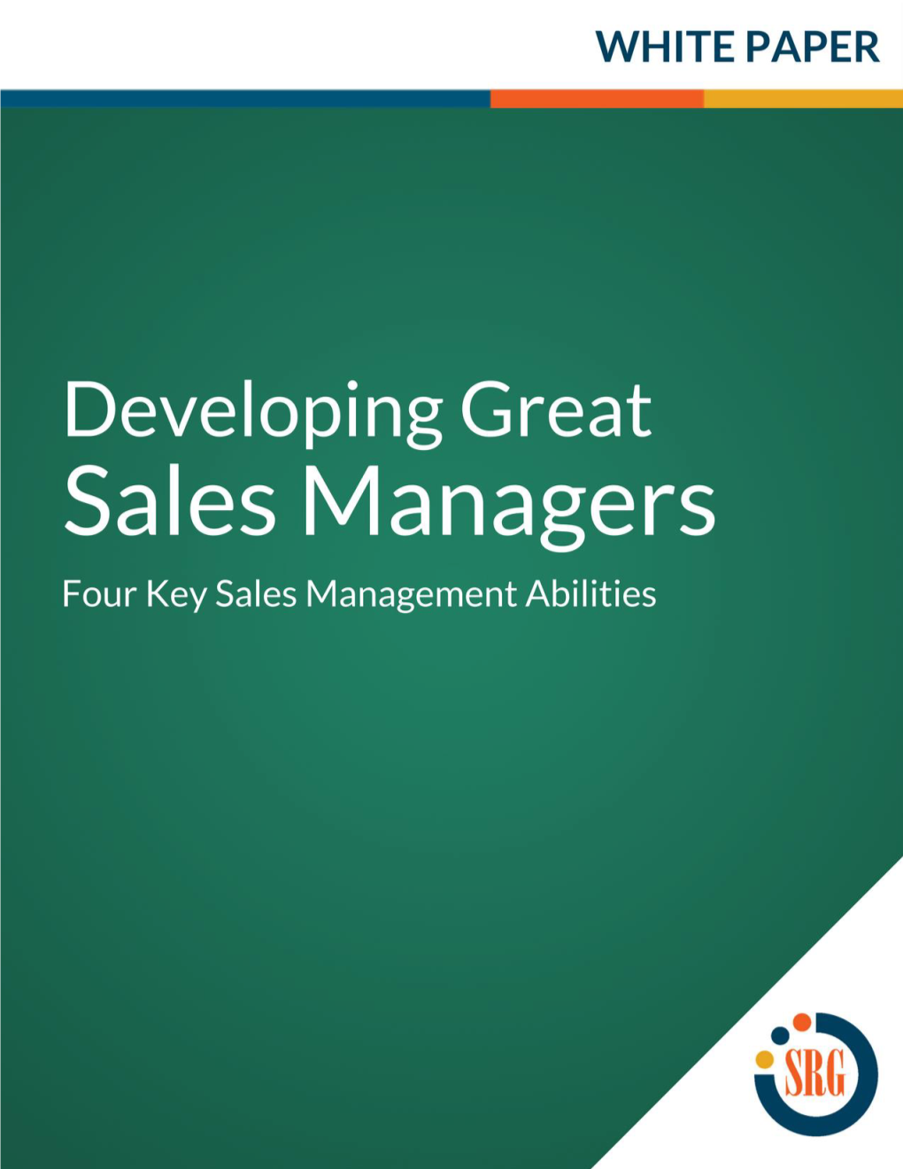 Developing Great Sales Managers