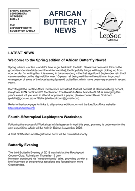 African Butterfly News!