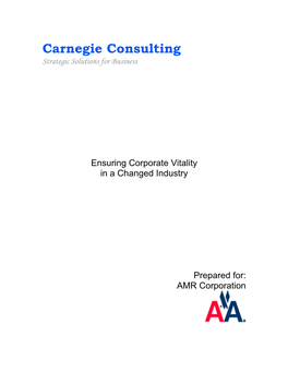 Carnegie Consulting Strategic Solutions for Business