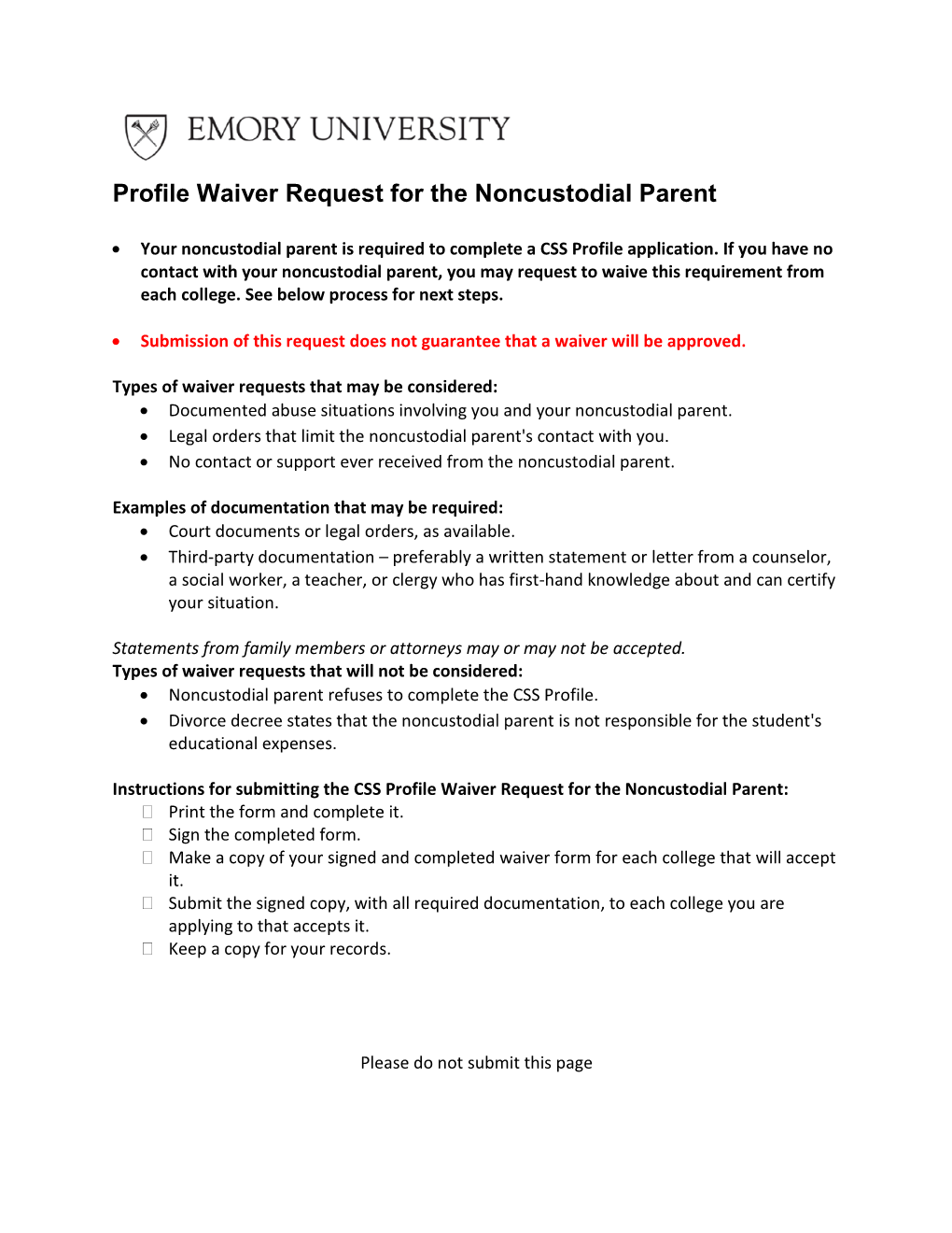 css-profile-waiver-request-for-the-noncustodial-parent-print-the-form