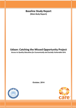 Baseline Study Report Udaan