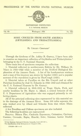 Proceedings of the United States National Museum