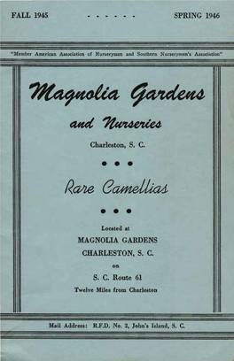 Magnolia Gardens and Nurseries Catalog