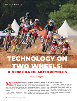 Technology on Two Wheels: a New Era of Motorcycles