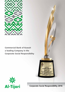 Commercial Bank of Kuwait a Leading Company in the Corporate Social Responsibility