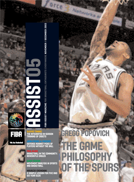 The Game Philosophy of the Spurs