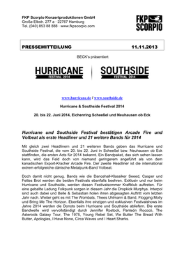 PM Hurricane Southside 2014 11.11.2013