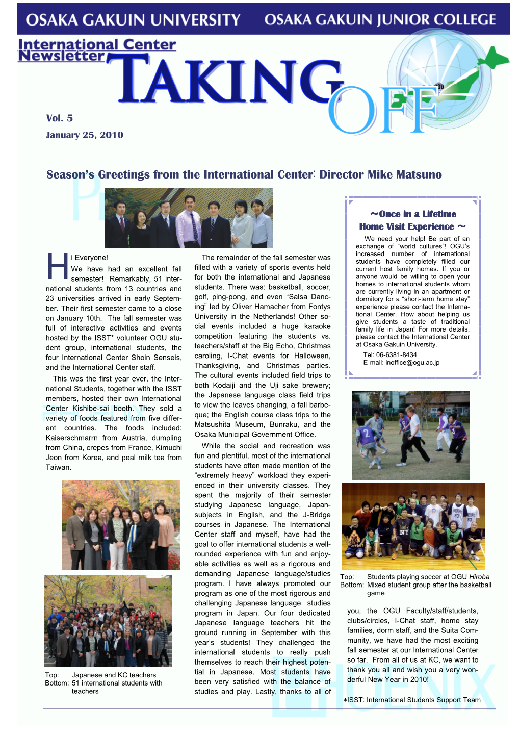 KC Newsletter 2010 1 E