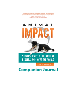 Animal Impact Journal