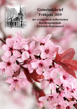 Gemeindebrief Frühjahr 2019 Der Evangelisch-Lutherischen Kirchengemeinde Eickeloh-Hademstorf