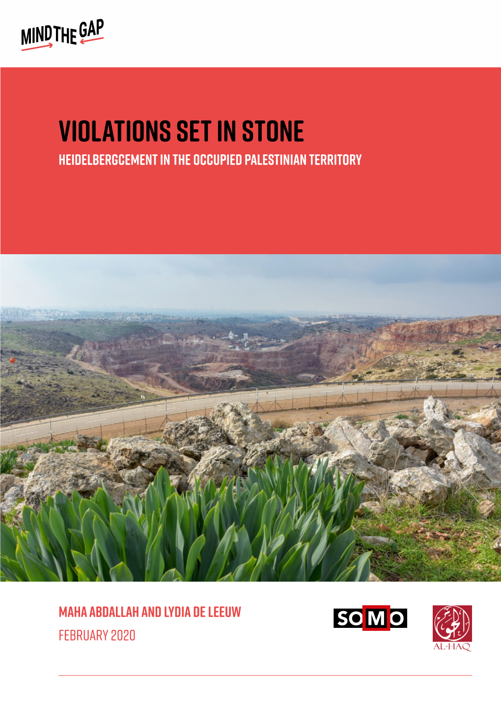 Violations Set in Stone Heidelbergcement in the Occupied Palestinian Territory