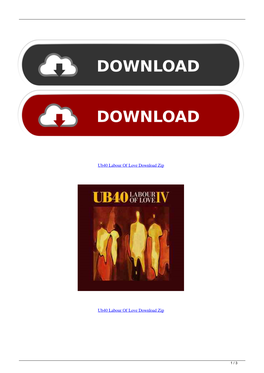 Ub40 Labour of Love Download Zip