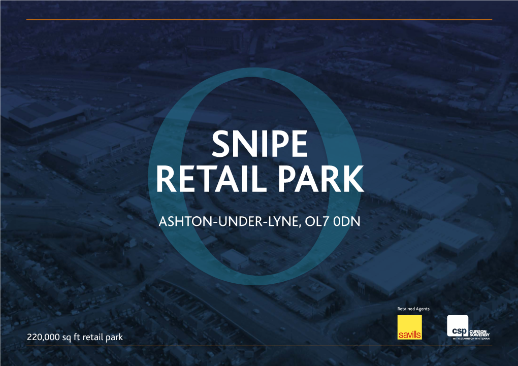 Snipe Retail Park Ashton-Under-Lyne, Ol7 0Dn