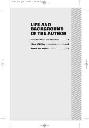 Life and Background of the Author