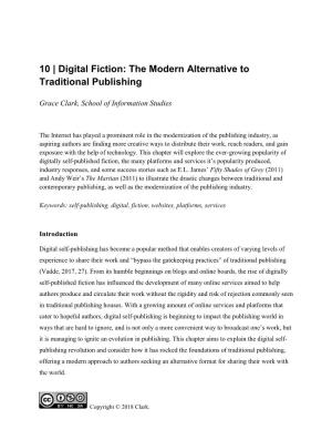 10 | Digital Fiction: the Modern Alternative to Traditional Publishing