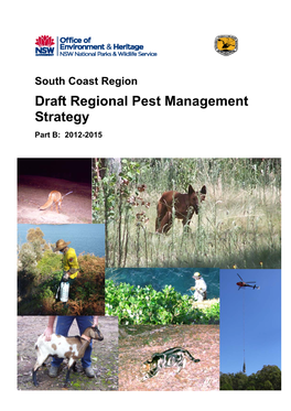 South Coast Draft Regional Pest Management Strategy 2012-2015