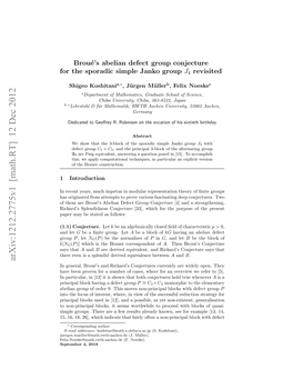 Brou\'E's Abelian Defect Group Conjecture for the Sporadic Simple