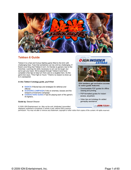 Tekken 6 Guide