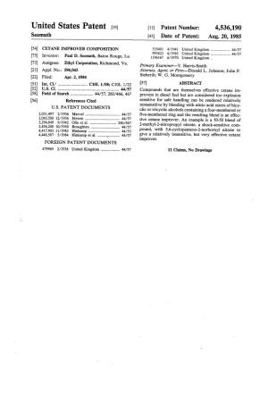 United States Patent (19) 11 Patent Number: 4,536,190 Seemuth (45) Date of Patent: Aug