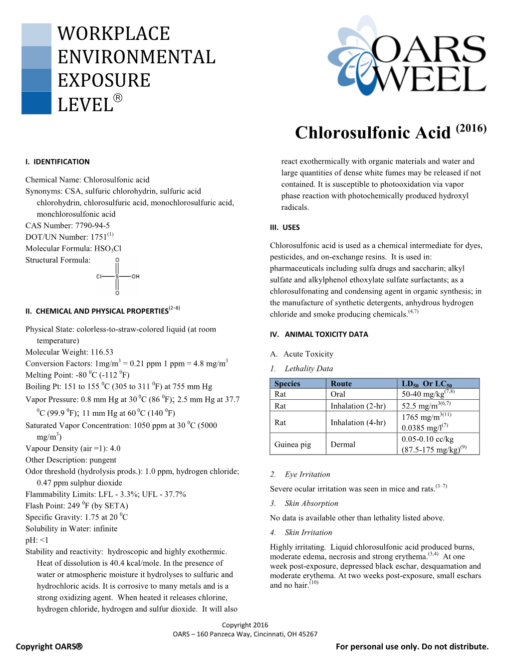 Chlorosulfonic Acid