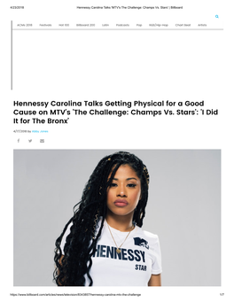The Challenge: Champs Vs. Stars' | Billboard